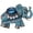 Blue, variant on Wiywef Women Elephant Brooche Crystal Animal Badgee Lapel Pin Dress Accessories Alloy Clothe Decoration Luxury Jewelry Gifts