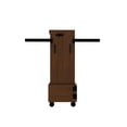 thumbnail image 7 of Pemberly Row Queen Solid Wood Mobile Murphy Cabinet Bed in Brown, 7 of 7