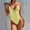 Yellow, variant on MSJUHEG One Piece Swimsuit Women Womens Swimsuits Bathing Suit Monokini Womens Swim Swimsuits for Women Halter Swimwear Plus Size Tankini Swimwear Crinkle Swimsuit Hot Pink L