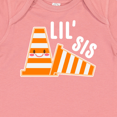thumbnail image 4 of Inktastic Lil Sis with Construction Cones Girls Baby Bodysuit, 4 of 5