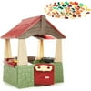 Little Tikes Home & Garden Playhouse and Step2 Play Food Set - Value Bundle