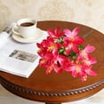 thumbnail image 4 of Meggemo Artificial Lily Flower 6 Branch 18 Blooms Faux Floral Arrangement Home Table Wedding Hotel Event Decor Centerpiece, 4 of 7