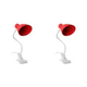 thumbnail image 1 of Portalámparas con clip JShteea AC 110-250V E26/E27 Rojo, 1 of 9