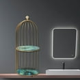 thumbnail image 3 of serony Perfume Rack Makeup Jewelry Display holder ool make-up Shelf make-up living drawer Creams Tray green stone 2 Tier, 3 of 9