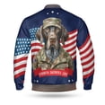 thumbnail image 2 of Happy Father's Day Honoring Veterans German Shorthaired Pointer in Army Uniform All Over Print 3D Baseball Jacket GSP Lover Dog Gift Bomber Jacket Softball - 13007, 2 of 6