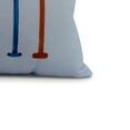 thumbnail image 2 of Simply Daisy, 20" x 20" Oar Multi Painted, Geometric Print Outdoor Pillow, Blue, 2 of 2