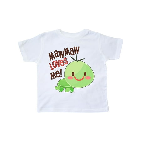 

Inktastic Mawmaw Loves Me- cute turtle Gift Toddler Boy or Toddler Girl T-Shirt
