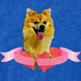 thumbnail image 2 of CafePress - Pomeranian Valentine - Cute Infant Baby Football Bodysuit, 2 of 3
