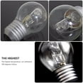 thumbnail image 6 of Oven Light Bulbs – 40 Watt Appliance Replacement Bulbs for Oven, Stove, Refrigerator, Microwave. Incandescent - High Temp E26/E27 Socket -Warm White - 630Lumens - Clear.2 Pack, 6 of 9