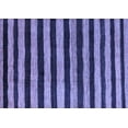 thumbnail image 1 of Ahgly Company Machine Washable Indoor Rectangle Oriental Blue Modern Area Rugs, 2' x 5', 1 of 4
