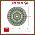thumbnail image 2 of Sikiie Round Mandala1 Nativity Christmas Tree Skirt, Jesus Christian Winter Holiday Tree Mat Decoration(30-48IN)36", 2 of 6