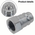 thumbnail image 4 of NPT1/2 High Pressure Hydraulic Oil Pipe Quick Connector Hydraulic Connector, 4 of 10