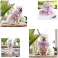 HighQuality Premium Floral Pattern Lace Pet Clothing for Cats and Dogs