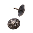 thumbnail image 2 of 100 clavos de tapicería vintage de bronce para muebles, sofás, zapatos, puertas, tachuelas decorativas, 2 of 14