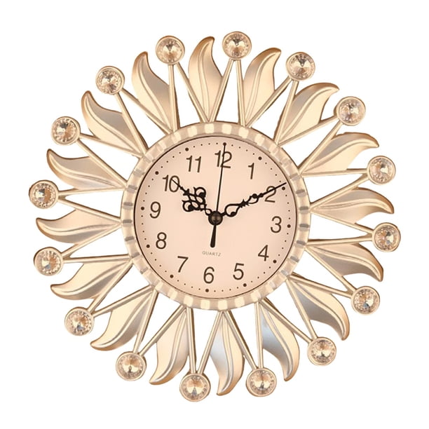 Reloj colgante de pared silencioso moderno, estilo europeo, decoración retro creativa, reloj de pared para el hogar, dormitorio, baño, oficina, cocina Estilo B