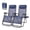 Blue, variant on SUMELL 2 Pack Zero Gravity Chair, 160° Reclining, Removable Pillow, Side Tray, 2 Cup Holders, 330 lb Capacity, Black