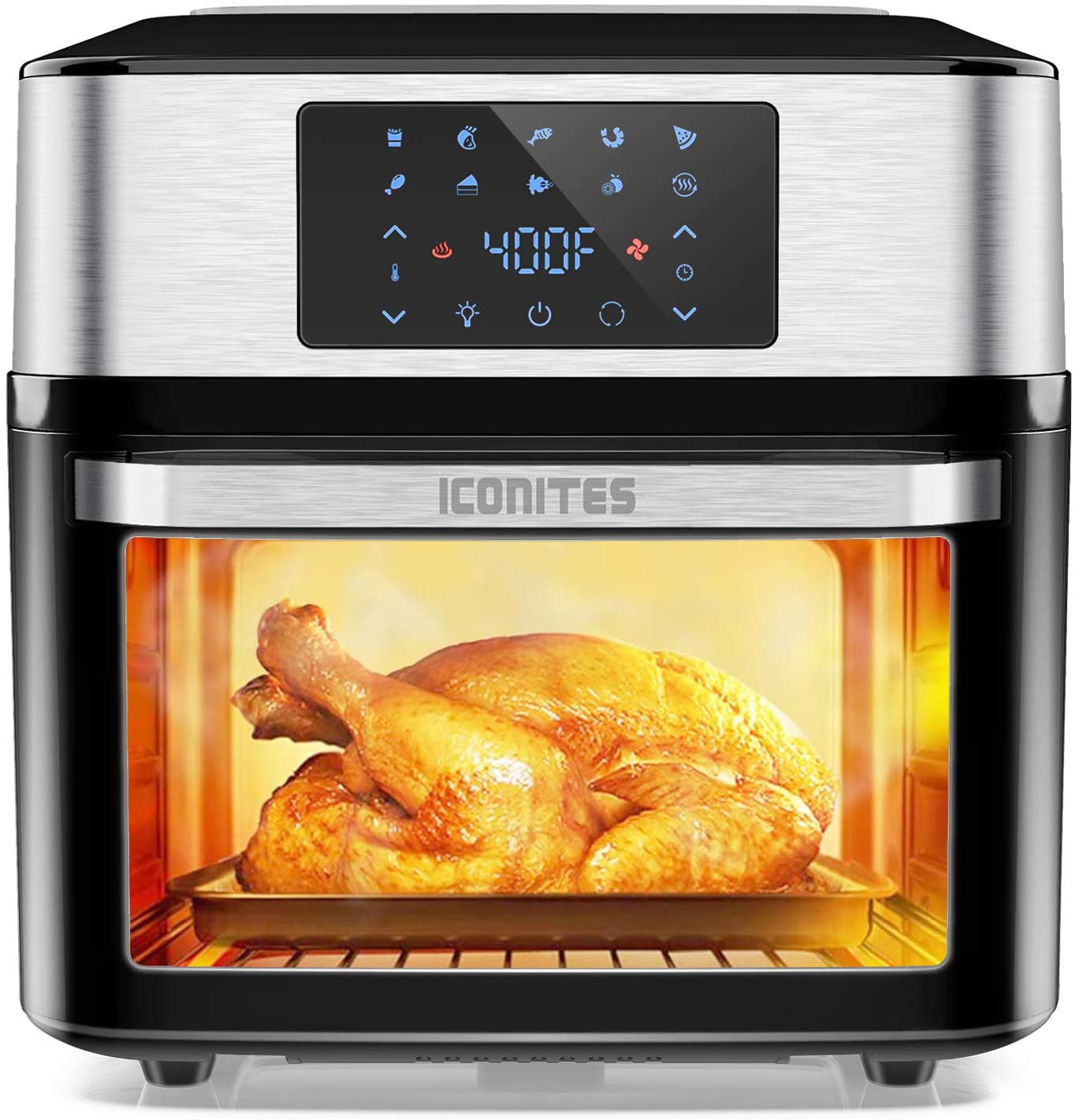 10-in-1 Air Fryer Oven, 20 Quart Airfryer Toaster Oven Combo, 1800W Large  Air Fryers, Convection Toaster Oven with Rotisserie Dehydrator, ETL  Certified 