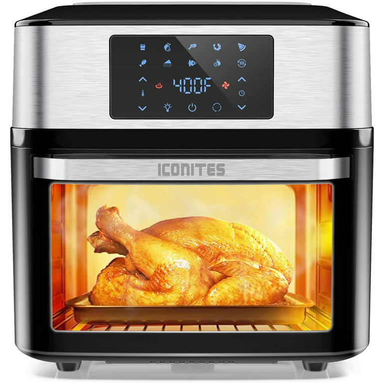 VAL CUCINA 10-in-1 Extra Large Air Fryer Toaster Oven - Cream