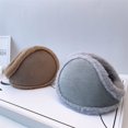 thumbnail image 2 of Orejeras de invierno para hombre, orejeras de felpa para exteriores, orejeras cálidas, orejeras agrandadas para hombre, orejeras para montar, orejeras de felpa de invierno, 2 of 6