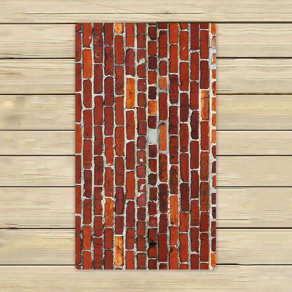 GCKG Red Brick Texture Towels,Red Brick Texture Beach Bath Towels Bathroom Body Shower Towel
