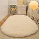 thumbnail image 5 of Xihbxyly Alfombra Ovalada, Manta de Seda Suave para Dormitorio, Fácil de Lavar, Antideslizante y de Seguridad, Ideal para Decorar El Pasillo., 5 of 6