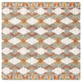thumbnail image 6 of SAFAVIEH Trace Adrasteia Geometric Hexagons Wool Area Rug, Blue/Ivory, 4' x 6', 6 of 7