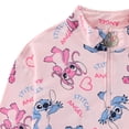 thumbnail image 2 of Disney Lilo & Stitch Angel Quarter Zip Pullover Sweatshirt (Girls), Sizes 8-12, 2 of 5