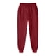 thumbnail image 4 of WILLBEST Pantalones Casuales para Mujer, Pantalones Deportivos de Cintura Elástica con Cordón de Color Sólido para Mayor Comodidad y Estilo, Ideales para el Ocio y el Uso Diario. Extra Grande, 4 of 5