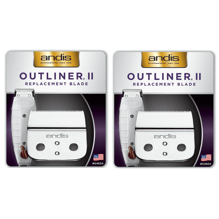 Andis Outliner II Razor Square Replacement Blade Pack Of 2