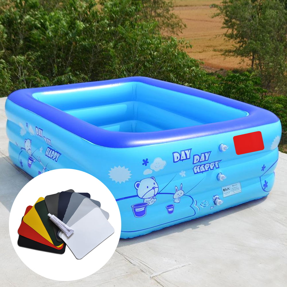 Kayak Swimming Pools Toys PVC Patch Repair Kit,Heavy Duty Patches Glue Set,Patch Glue,Puncture Repair Kit for Inflatable Raft 