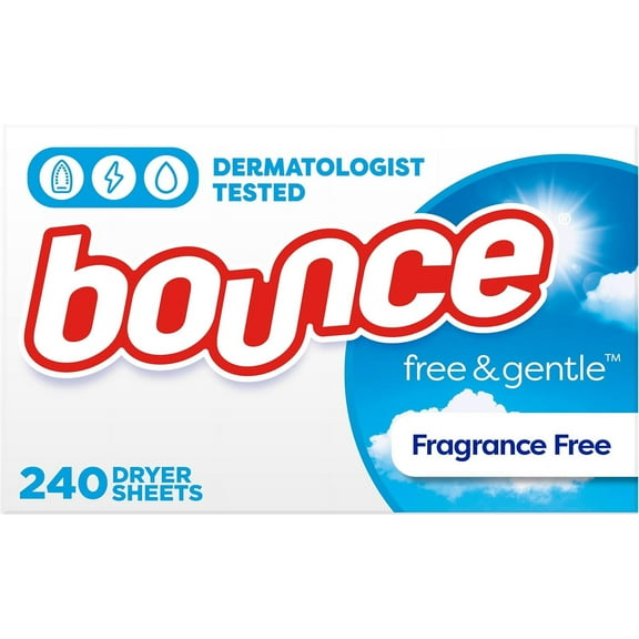Free & Gentle Dryer Sheets, Unscented, 240 Count