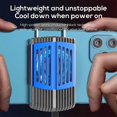 thumbnail image 5 of X4u MEMO DL08 PUBG Gaming Mobile Phone Radiator Semiconductor Cooling z1W Fan for iOS Android - Iron, 5 of 5