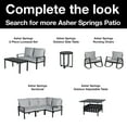 Mainstays Asher Springs Outdoor Double Chaise Lounge Bench White