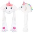 thumbnail image 2 of femme Fille Drle En Peluche Oreille Animal Chapeau Cadeau D'anniversaire Jouet Avec Oreilles En Mouvement En Appuyant Sur Le Bonnet Des Animaux C, 2 of 5