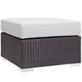 thumbnail image 5 of Modway Convene 9 Piece Outdoor Patio Sectional Set in Espresso White, 5 of 6