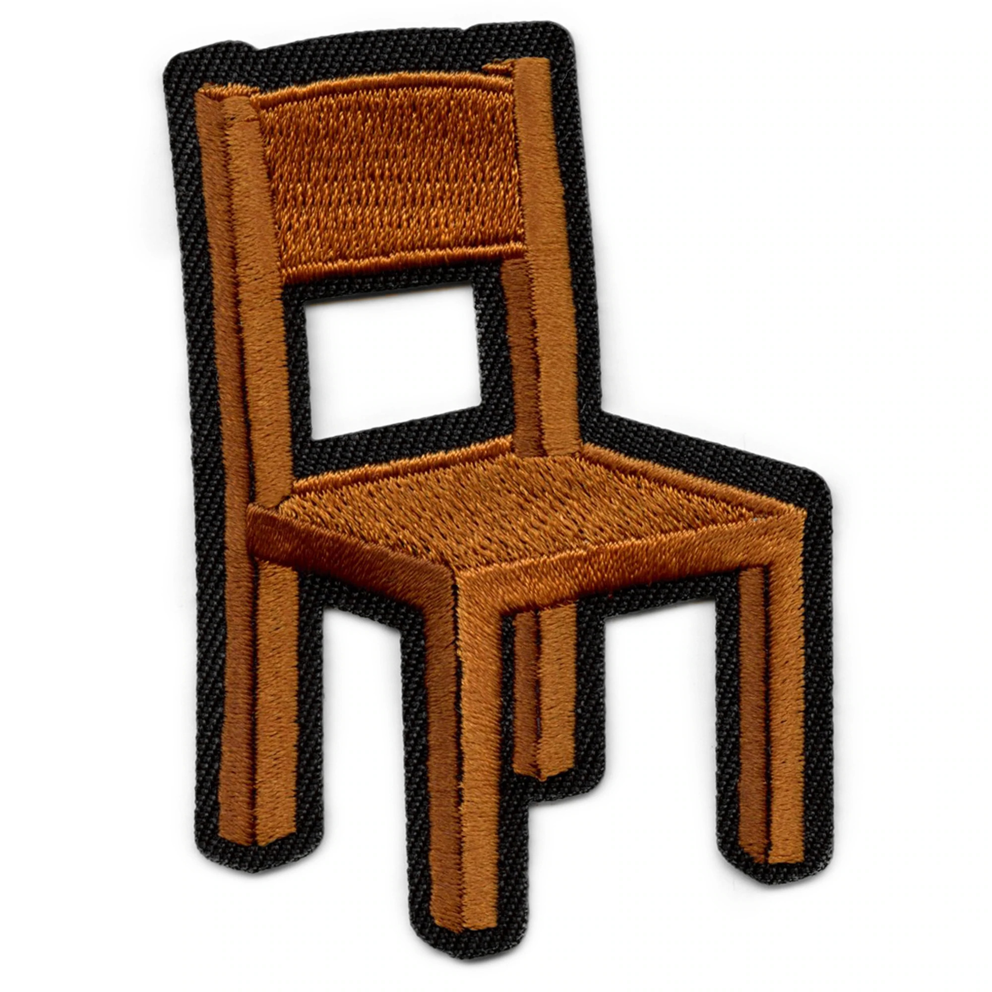 Chair Emoji Patch Embroidered Iron On