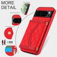 thumbnail image 3 of MYKOMI Phone Case Compatible with Google Pixel 9 Pro XL Wallet Cell Cover Tempered Glass Screen Protector RFID Blocking Credit Card Holder Crossbody Strap Stand Pixel9 9Pro 9ProXL Nine Women Girls, 3 of 6