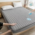 thumbnail image 2 of Soft Breathable Mattress Topper with Deep Pocket, Waterproof Mattress Protector for Bedroom, Dorm, Hotel, 2 of 3