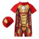 thumbnail image 2 of Kid Girl One Piece Swimwear Spiderman Marvel Super Hero Frozen Anna Elsa Pixar Cars Swimming Boy Beachwear Baby Bathing Cap Suit F, 2 of 4