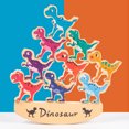 thumbnail image 2 of Juegos de mesa juguetes de entrenamiento de equilibrio de madera ningún dinosaurio tóxico en forma para niños Hugtrwg Para estrenar, 2 of 9