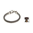 thumbnail image 2 of NOVICA Artisan Handmade Men's Sterling Silver Braided Bracelet Chain Indonesia Balinese Traditional [8.25 in L x 0.3 in W] ' Lives Entwined', 2 of 5