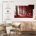 thumbnail image 5 of Elephant Stock Red Forest Sunlight Wall Art - Horizontal Canvas Wall Art - Living Room Wall Decor - Nature Canvas - Brown And Gray Decor - 39" x 26", 5 of 8