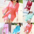 thumbnail image 4 of MYG Bikini pour Femmes, Maillot de Bain Aguichant, Cache-Maillot, Cardigans, Haut de Plage, 4 of 9