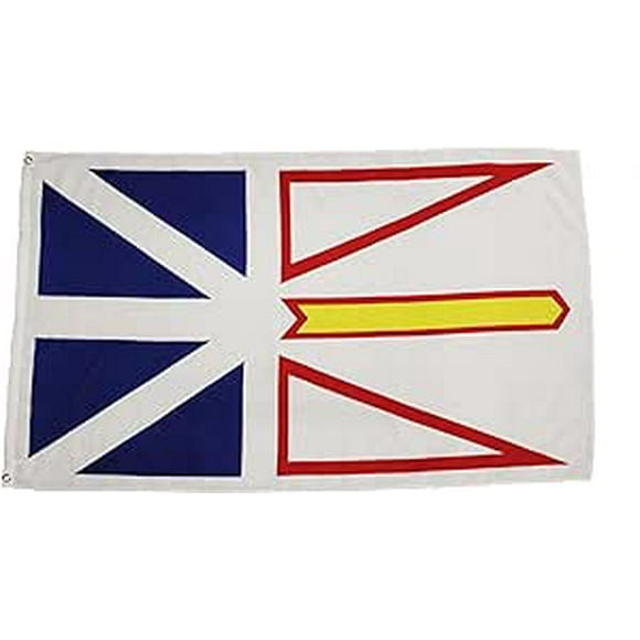 NEWFOUNDLAND PROVINCIAL LARGE 3 X 5 FLAG CANADA WITH 2 GROMMETS