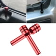thumbnail image 2 of 2 Pcs Boutons de Verrouillage en Aluminium Rouge pour Accessoires Intérieurs Automobiles, 2 of 4