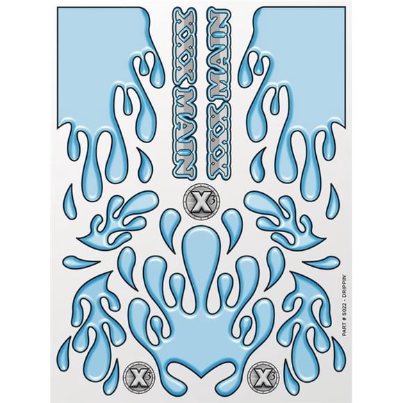 XXX Main Racing XXXS022 Drippin Sticker Sheet