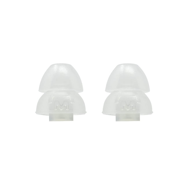 Auriculares Etymotic Research con doble brida, 3 pares, de color medio transparente