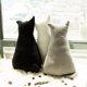 thumbnail image 1 of 45/70cm Soft Fashion Back Shadow Cat Seat Sofa Pillow Cushion Cute Plush Animal Stuffed Cartoon Pillow Kawaii Toys for Gift zhangmengya LED, 1 of 2