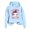 Light Blue, variant on Women's Hoodies Sweatshirts Cancer Awareness Shirt for Women Halloween October Wear Sweatshirt Blue L