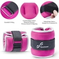 thumbnail image 3 of Sportneer Pesas para tobillos y muñecas con correas reflectantes para mujeres, hombres y niños - Pesas ponderadas de 1/2/3/4/5/10 lb para entrenamiento de fuerza Caminar Correr Pilates Fisioterapia En, 3 of 8
